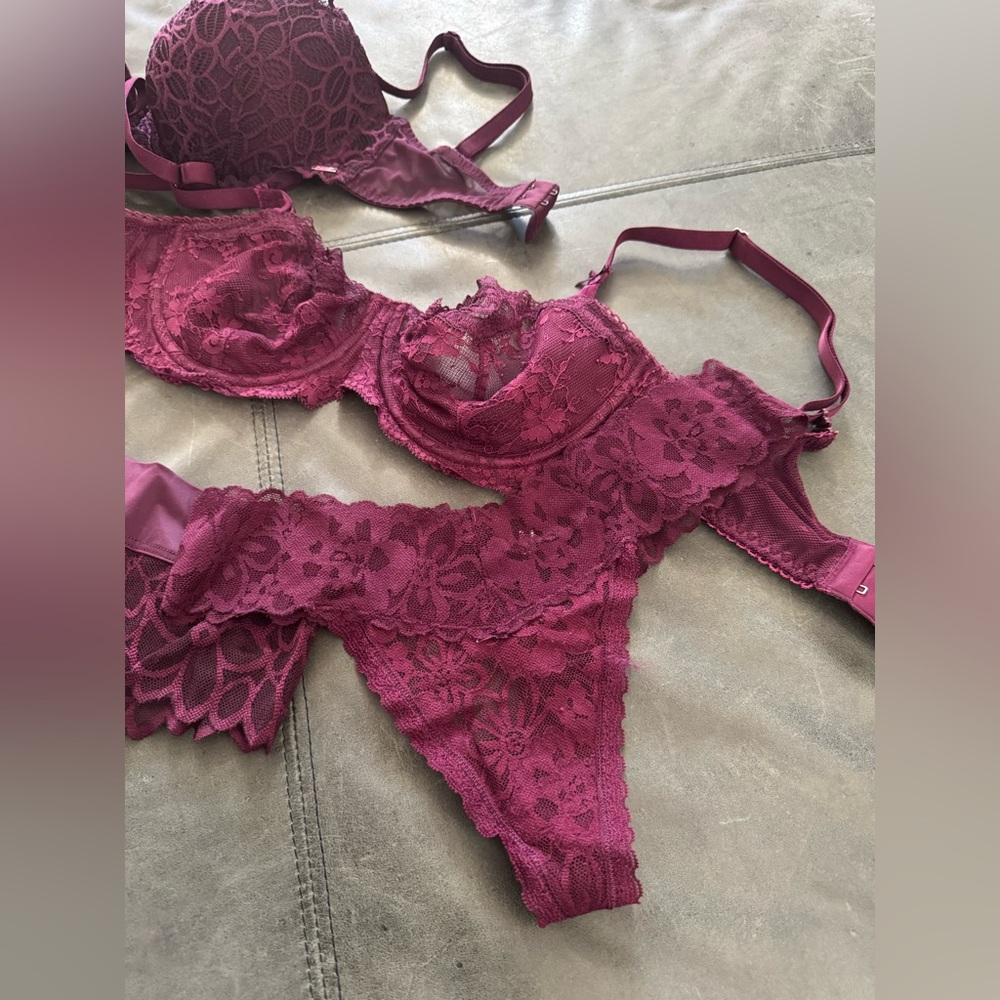 Victoria's Secret Purple Lace Bundle - Picture 9 of 13